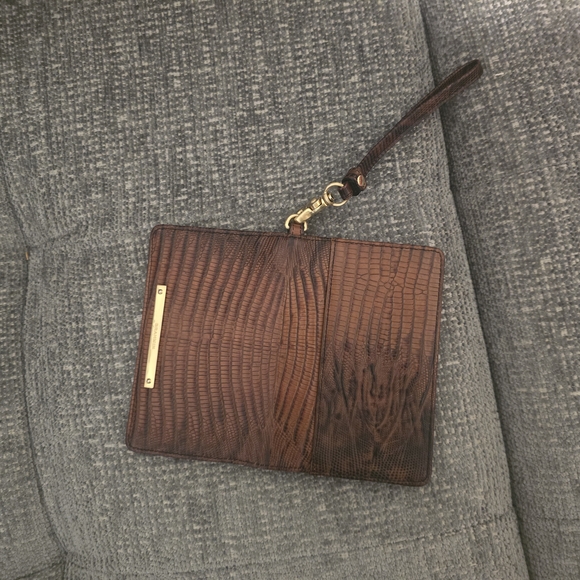 Brahmin Brown Croc-Embossed Wallet - Picture 7 of 9